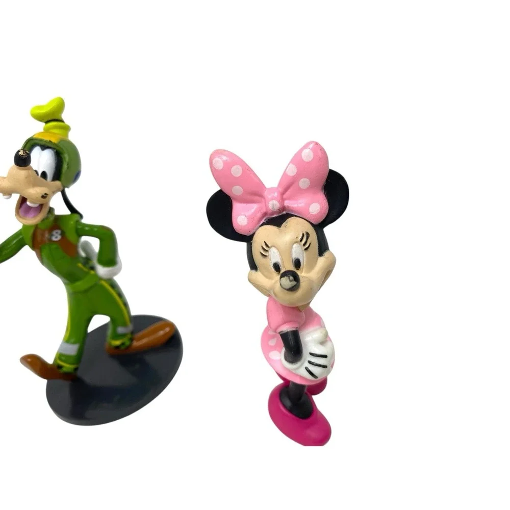 Disney Mickey Mouse Mixed Lot Action Figures - Cake Toppers - Goofy Pluto Daisy+